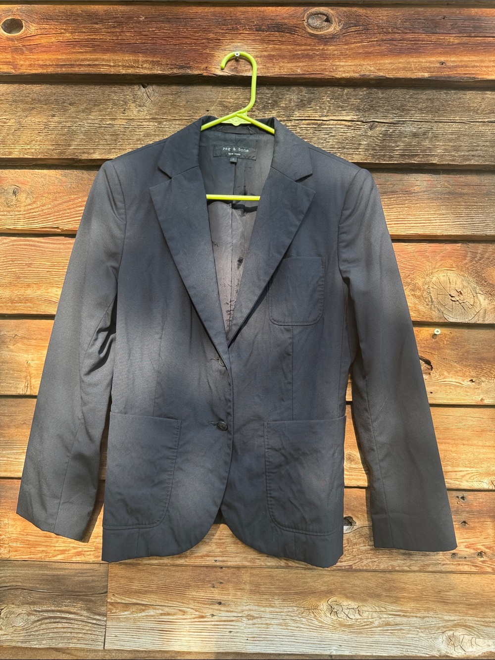 Rag & bone wool blend blazer